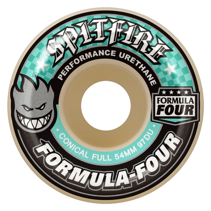F4 97 CONICAL FULL NAT 54mm スケートボード スケボー ウィール