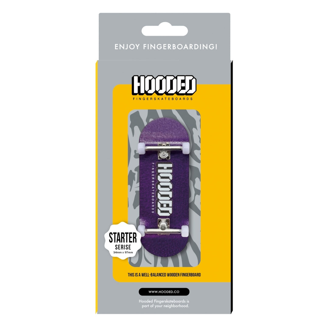 【指スケ】HOODED STARTER COMPLETE フィンガースケートボード (AMETHYST-PURPLE)