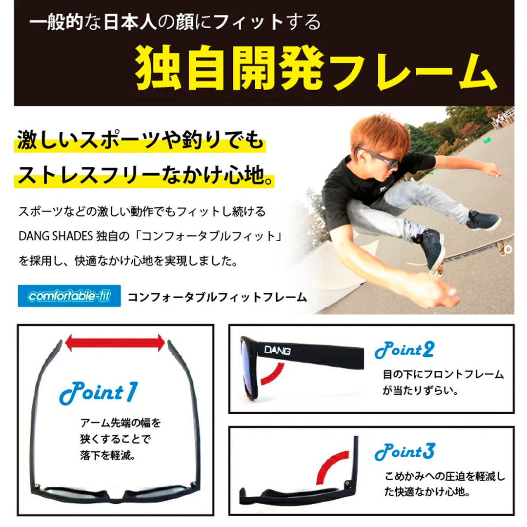 LOCO Black Soft with Fire X Gunmetal Mirror 日本製プレミアム防曇偏光レンズ vidg00530