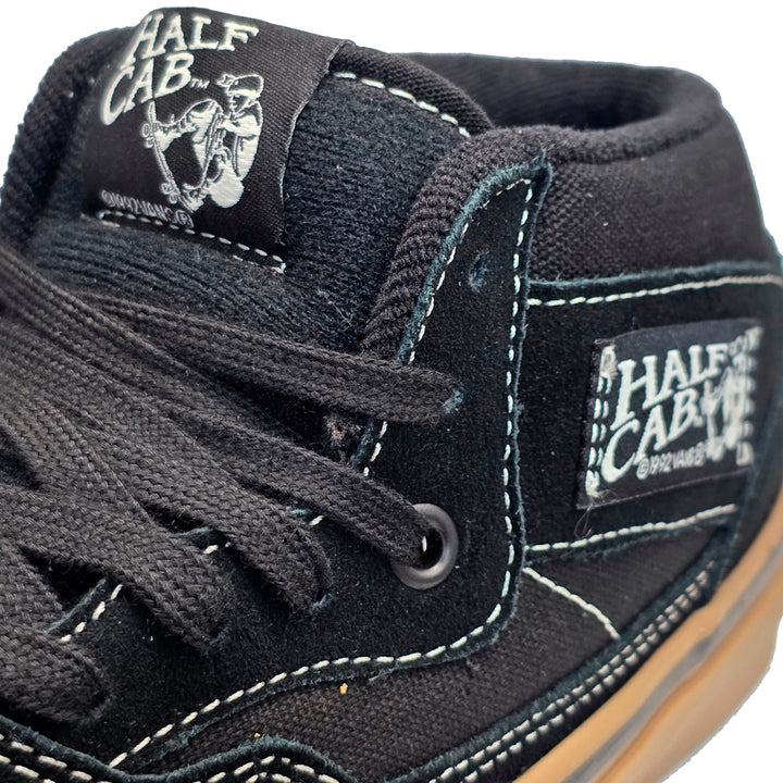 VANS SKATE HALF CAB (ハーフキャブ) BLACK/GUM/WHITE スケートボード スケボー シューズ スケシュー スニーカー 靴 メンズ