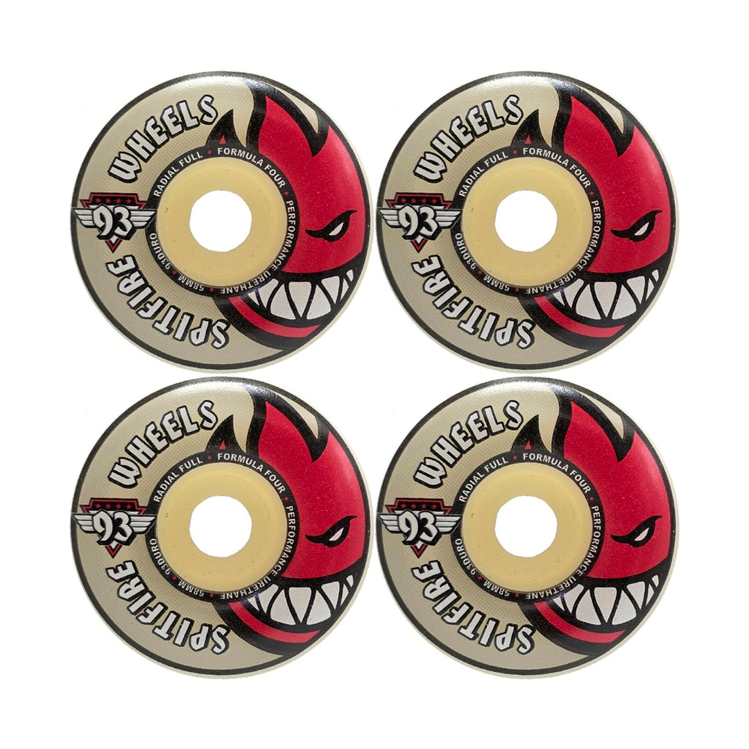 F4 93DURO SOFT SLIDERS RADIAL FULLS 58mm