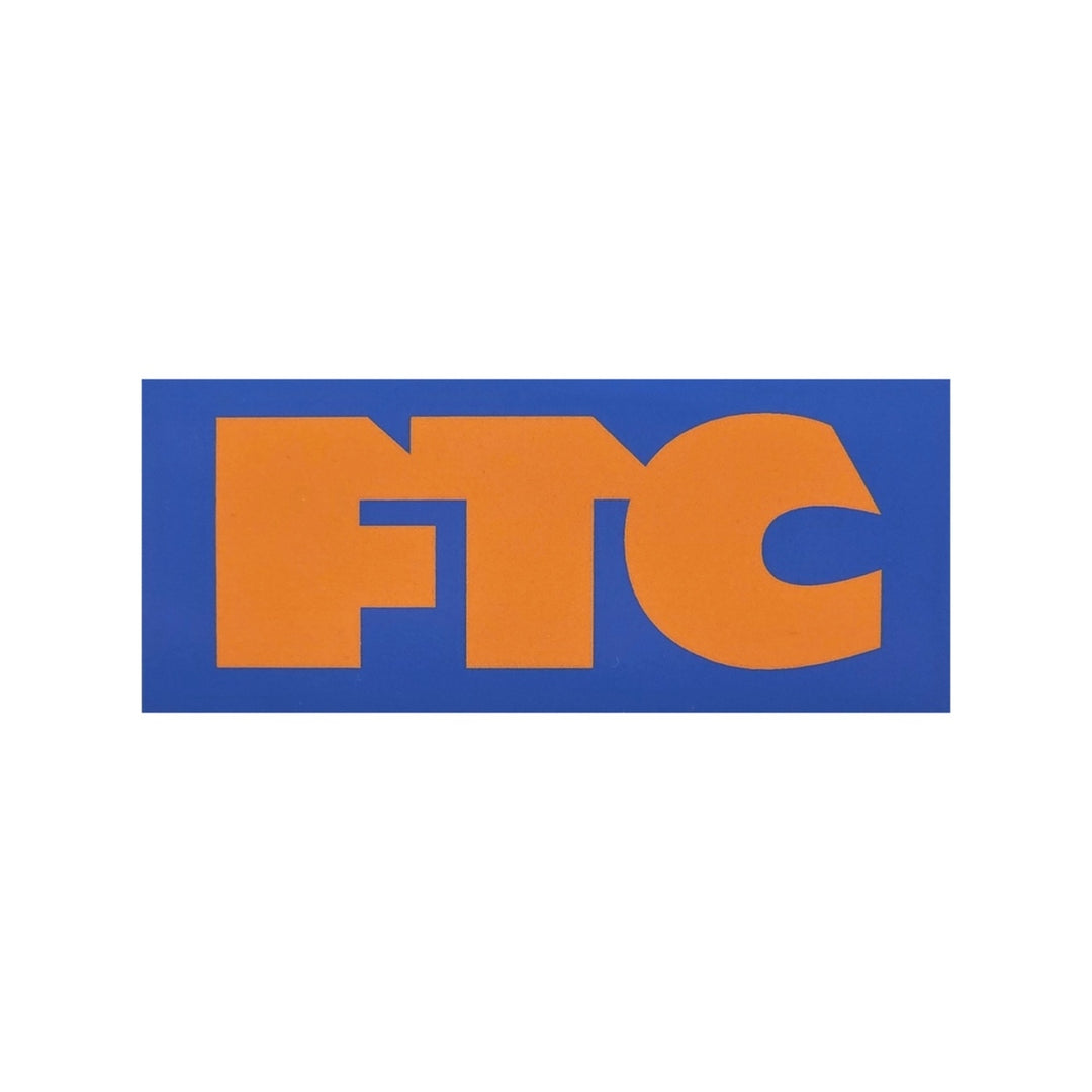 FTC LOGO SMALL BLUE/ORANGE スケートボード スケボー ステッカー シール