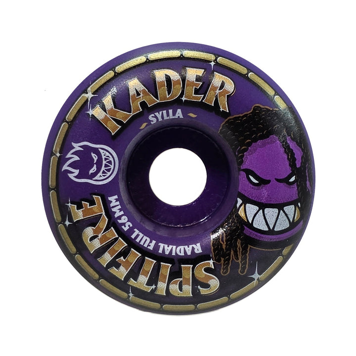 F4 99 KADER ROLLY PURPLE/BLACK SWRL RADIAL FULLS 56mm