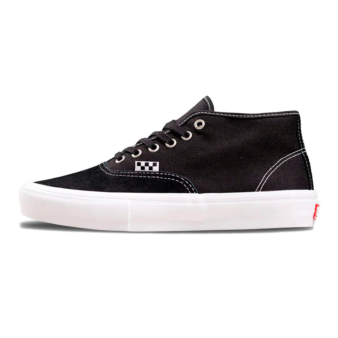 VANS SKATE AUTHNTIC MID スケート オーセンティック ミッド BLACK/WHITE スケートボード スケボー シューズ スケシュー スニーカー 靴 メンズ