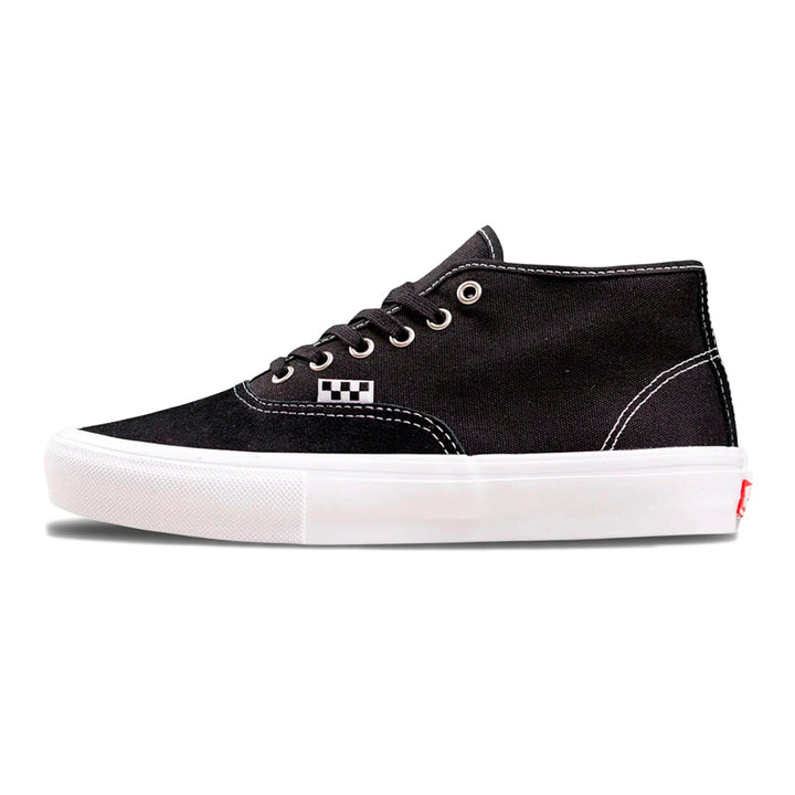 VANS SKATE AUTHNTIC MID スケート オーセンティック ミッド BLACK/WHITE スケートボード スケボー シューズ スケシュー スニーカー 靴 メンズ