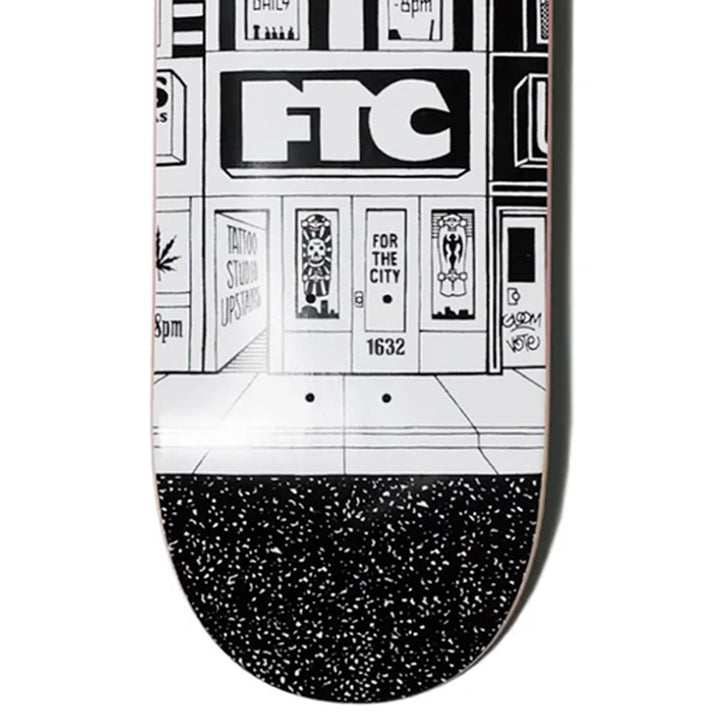 MIKE GIANT X FTC THE BLOCK WHITE 8.5 スケートボード スケボー デッキ