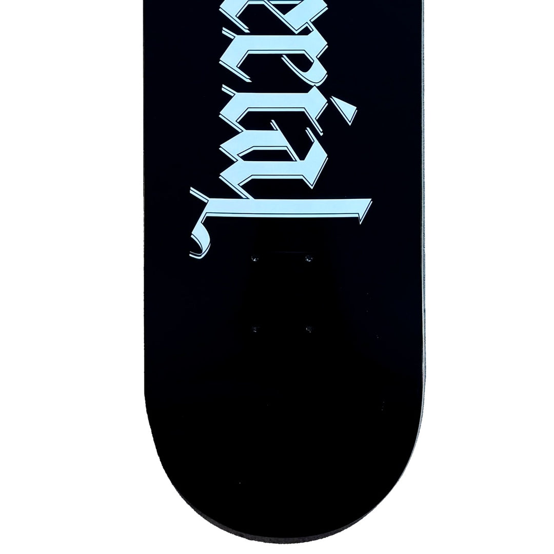 TEAM LOGO BLACK FLAT 8.0 スケートボード スケボー デッキ