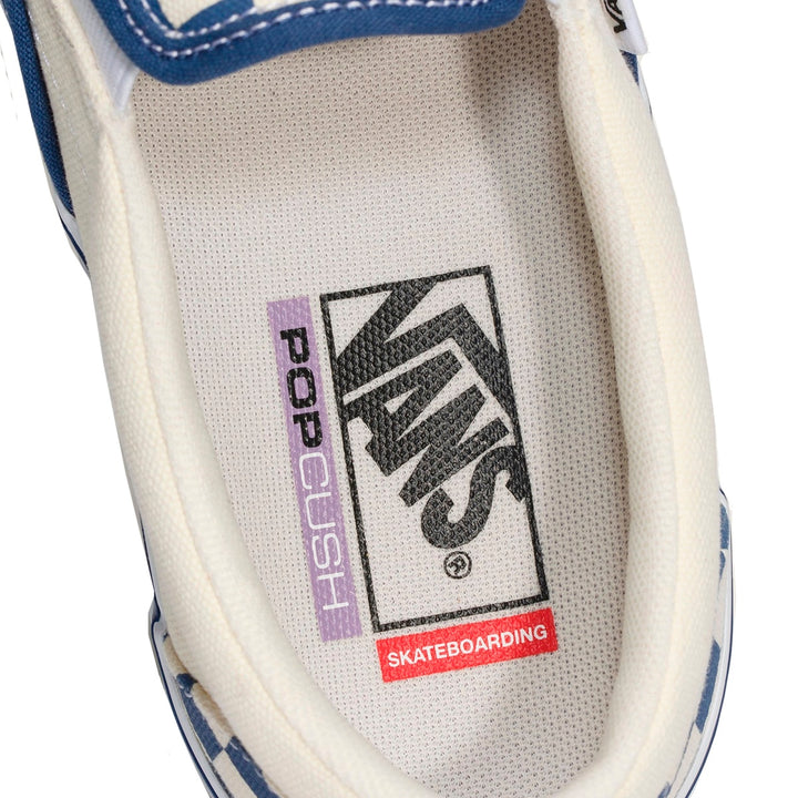 VANS SKATE SLIP-ON スリッポン BLUE CHECKERBOARD スケートボード スケボー シューズ スケシュー スニーカー 靴 メンズ