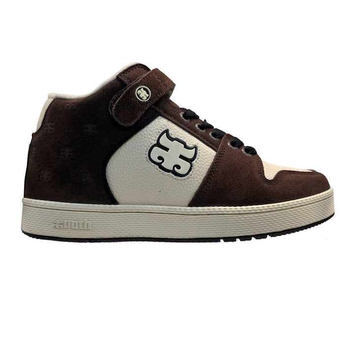 GRASSHOPPER EMBOSSED BROWN SUEDE