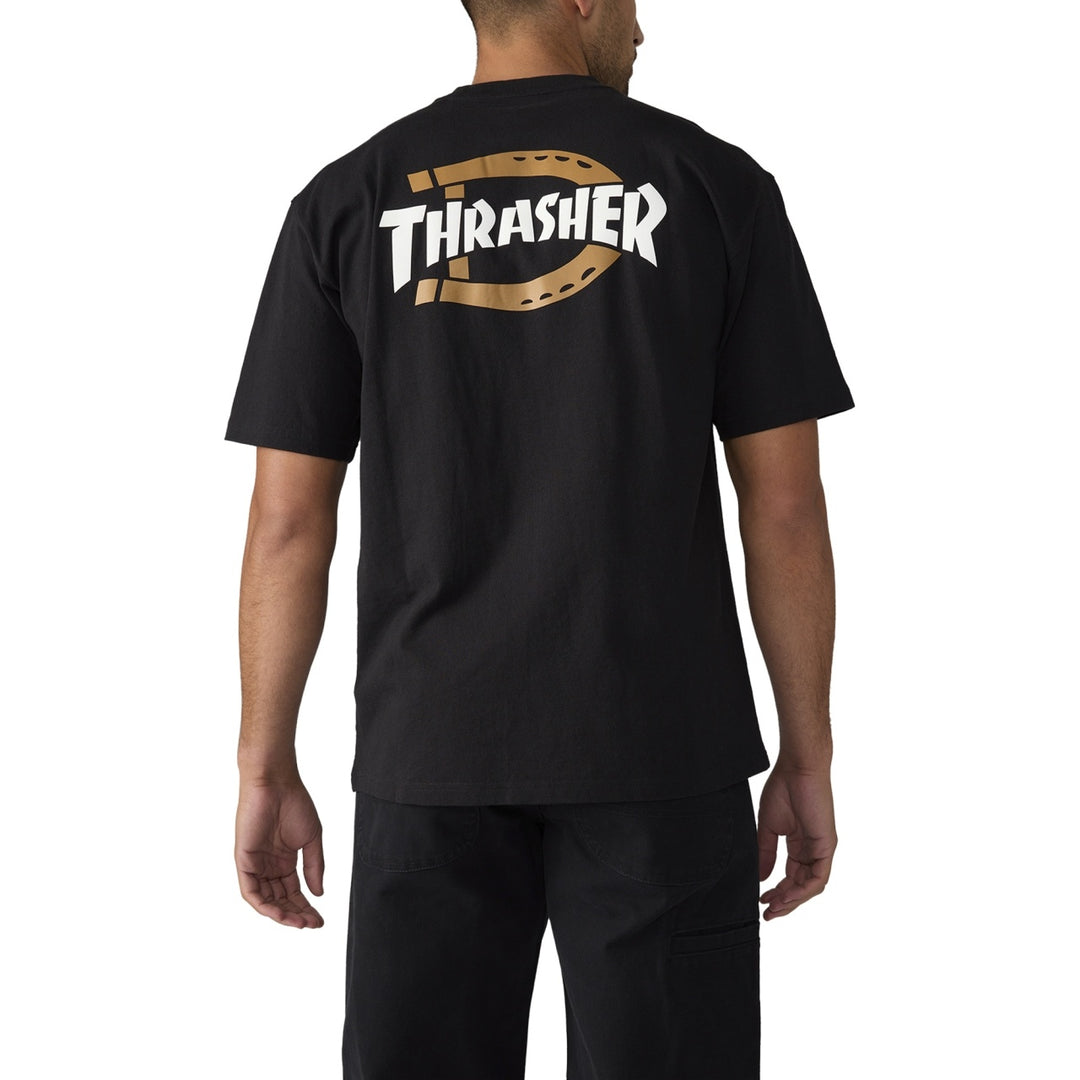 DICKIES X THRASHER S/S SHIRTS ブラック Lサイズ