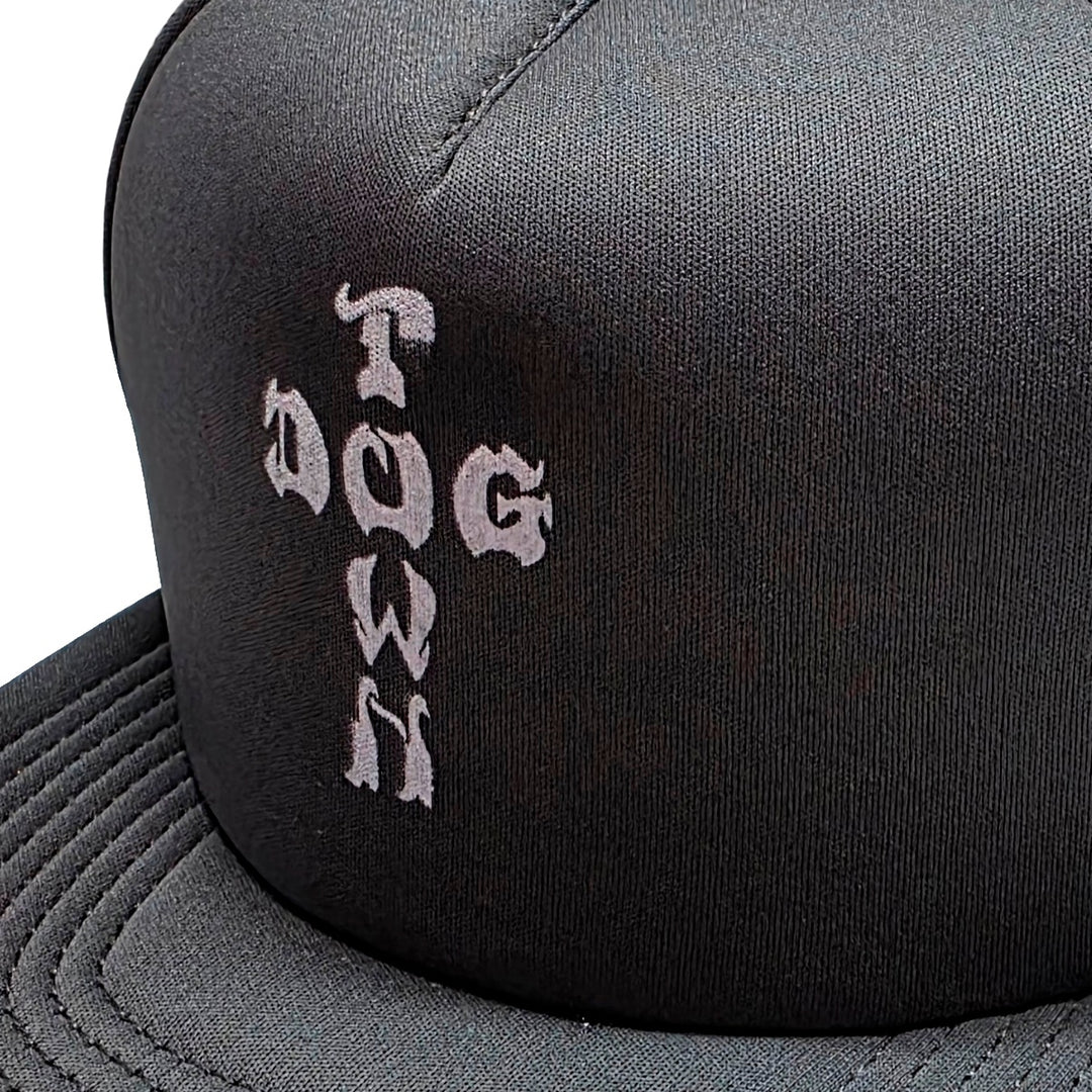 CROSS LETTER FLIP MESH HAT CHARCOAL スケートボード スケボー キャップ メンズ アパレル 帽子