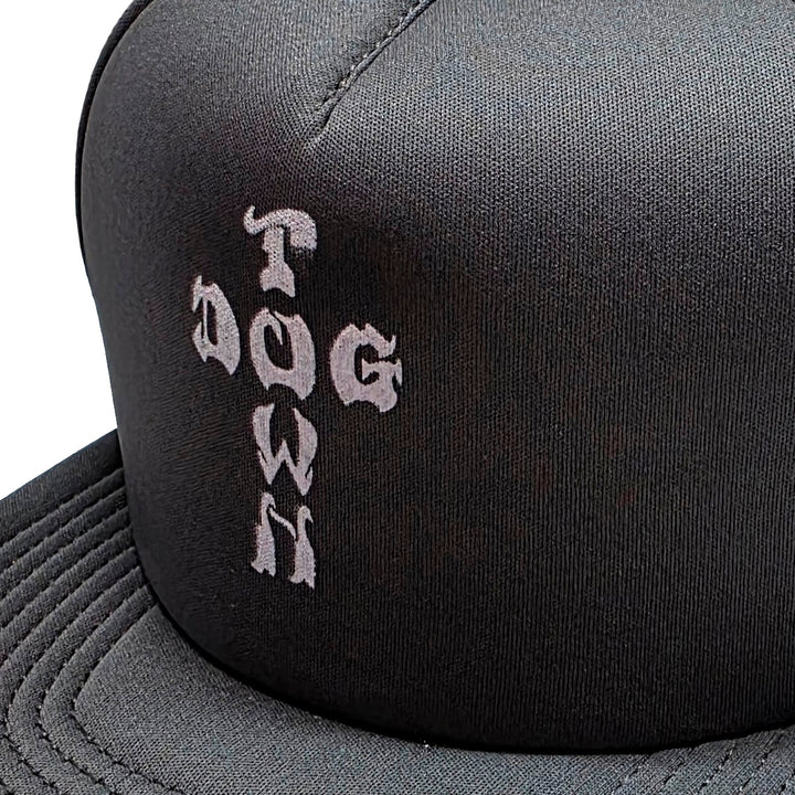 CROSS LETTER FLIP MESH HAT CHARCOAL スケートボード スケボー キャップ メンズ アパレル 帽子