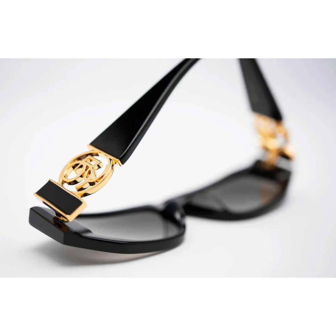 NOVEM LOC Black & 24k Gold Sunglasses ノヴェムロック / ブラック&24Kゴールド / サングラス / アジアンフィット / ナインファイブ