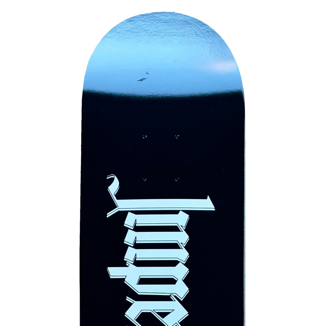 TEAM LOGO BLACK FLAT 8.0 スケートボード スケボー デッキ