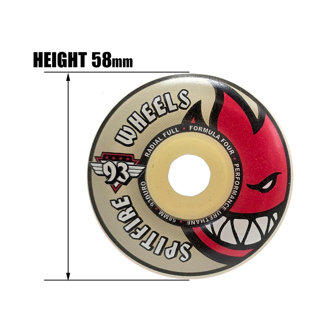 F4 93DURO SOFT SLIDERS RADIAL FULLS 58mm