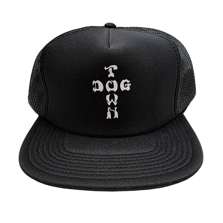 CROSS LETTER FLIP MESH HAT BLACK スケートボード スケボー キャップ メンズ アパレル 帽子