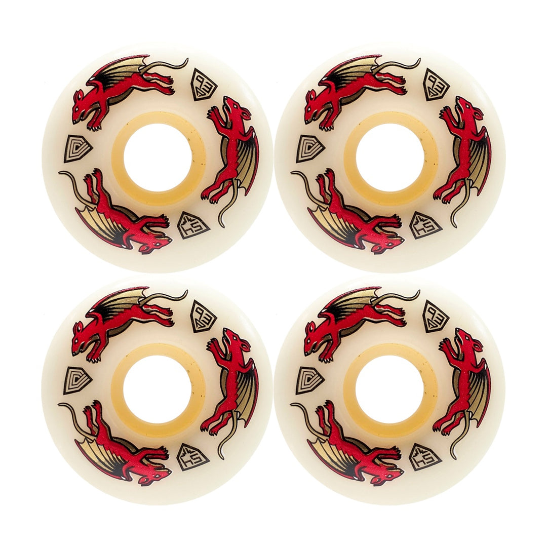 POWELL PERALTA DRAGON FORMULA NANO RAT AV4 54mmx34mm 93A スケートボード スケボー ウィール