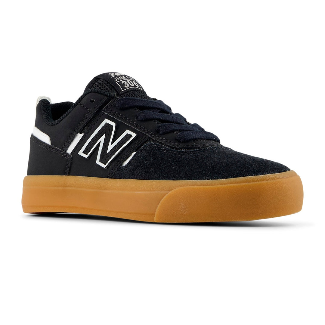 UYS306NBG black with NB 103 white スケートボード スケボー シューズ スケシュー スニーカー 靴 キッズ SKATEBOARD SHOES