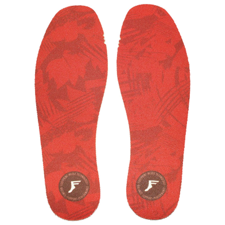 KINGFOAM FLAT INSOLES CUTTING TYPE RED CAMO 5mm スケートボード スケボー インソール 中敷き