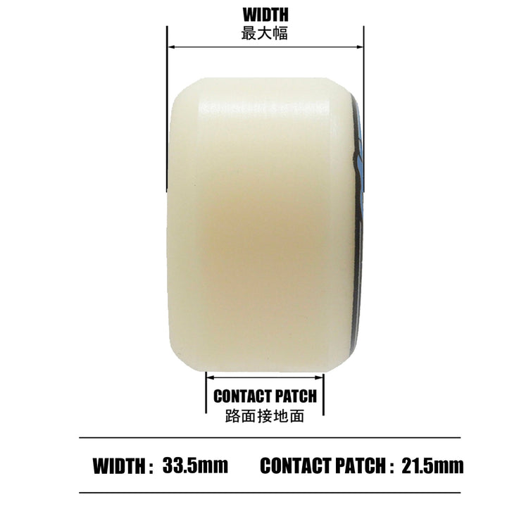 F4 99 CONICAL FULL 53mm スケートボード スケボー ウィール
