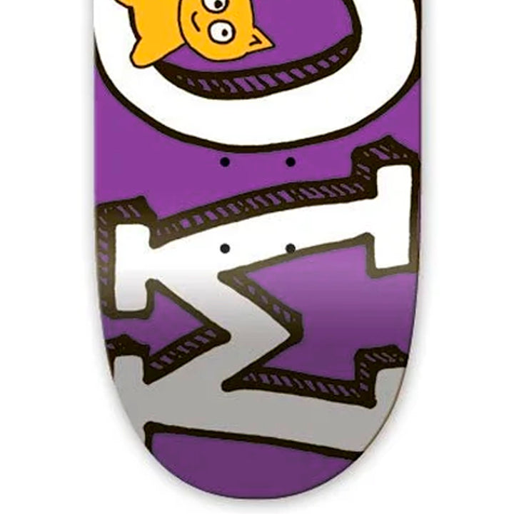 LOGO PURPLE 7.75 スケートボード スケボー デッキ