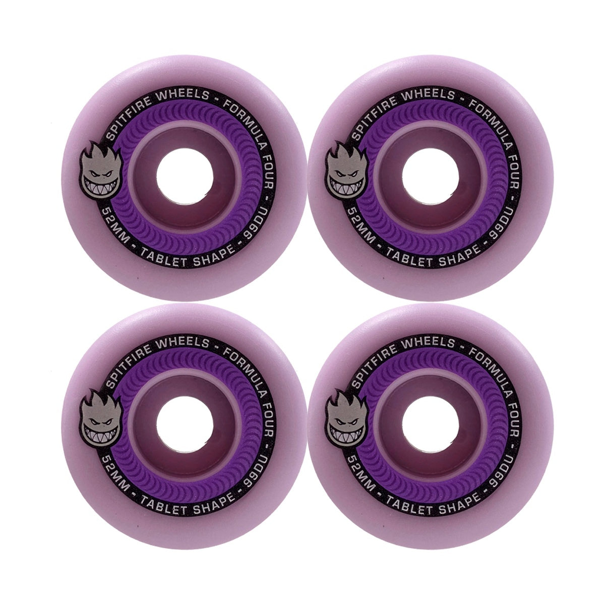 F4 99 TABLETS PURPLE 52mm スケートボード スケボー ウィール – 株式