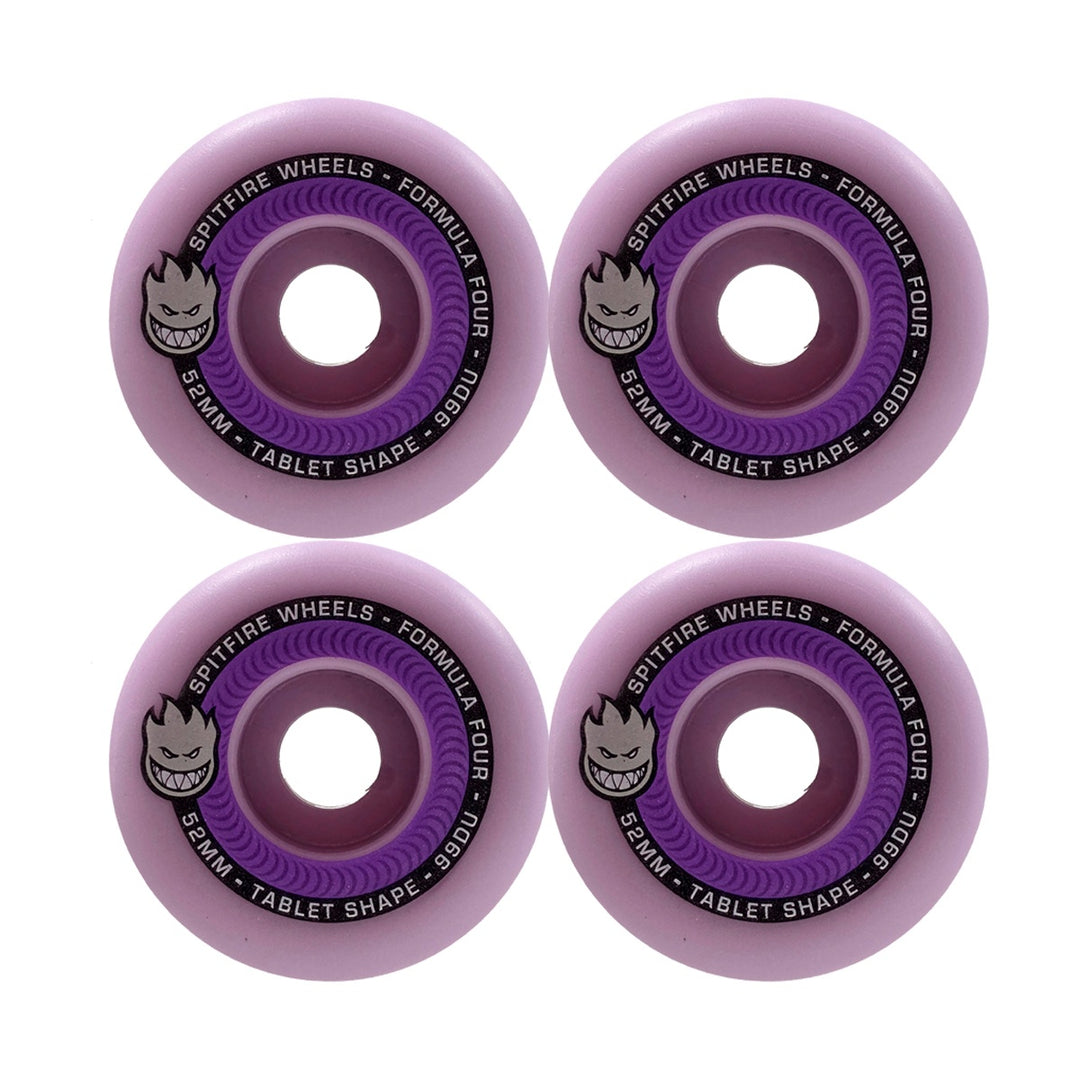 F4 99 TABLETS PURPLE 52mm スケートボード スケボー ウィール