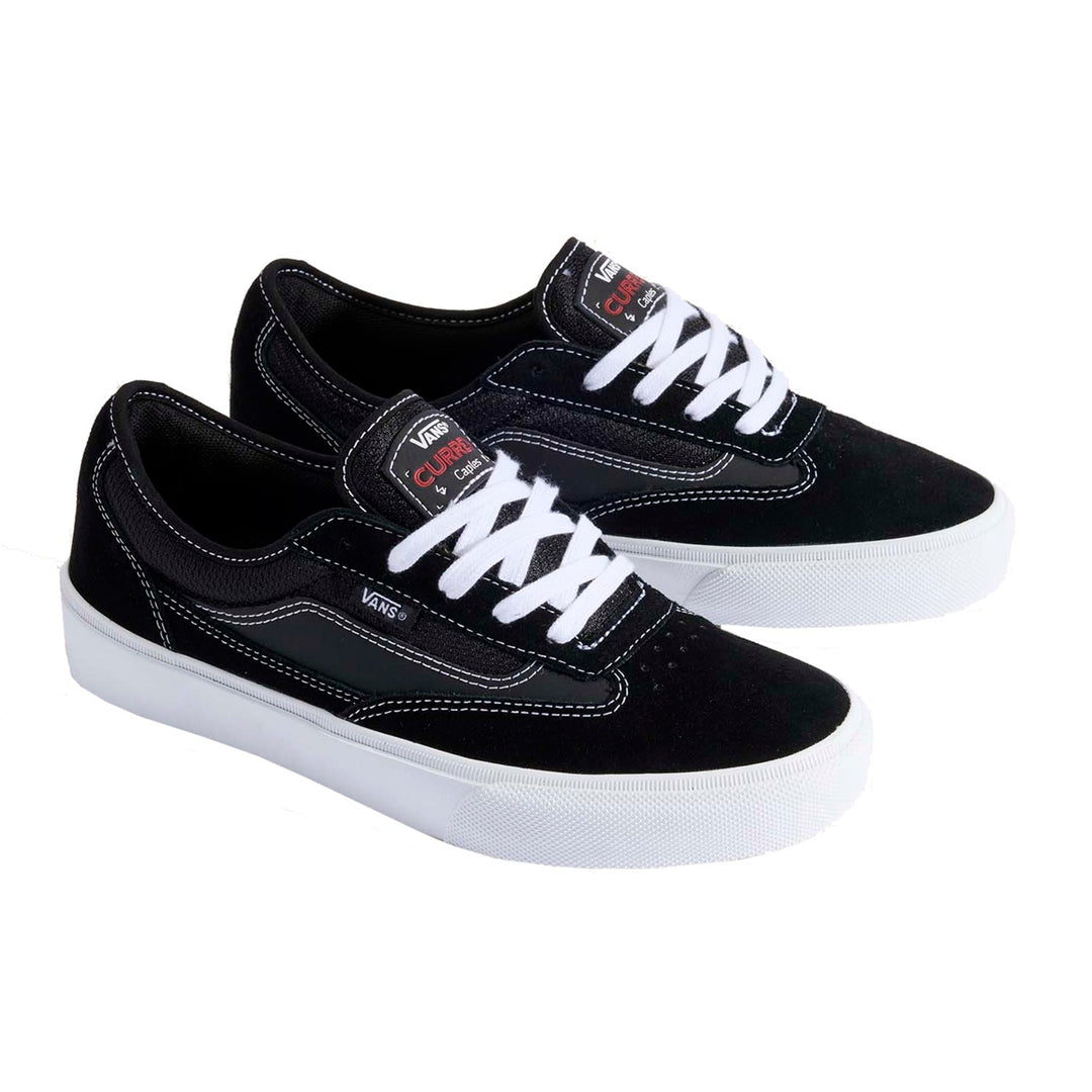 VANS SKATE CURREN CAPLES (カレン・ケープルズ) BLACK/WHITE スケートボード スケボー シューズ スケシュー スニーカー 靴 メンズ