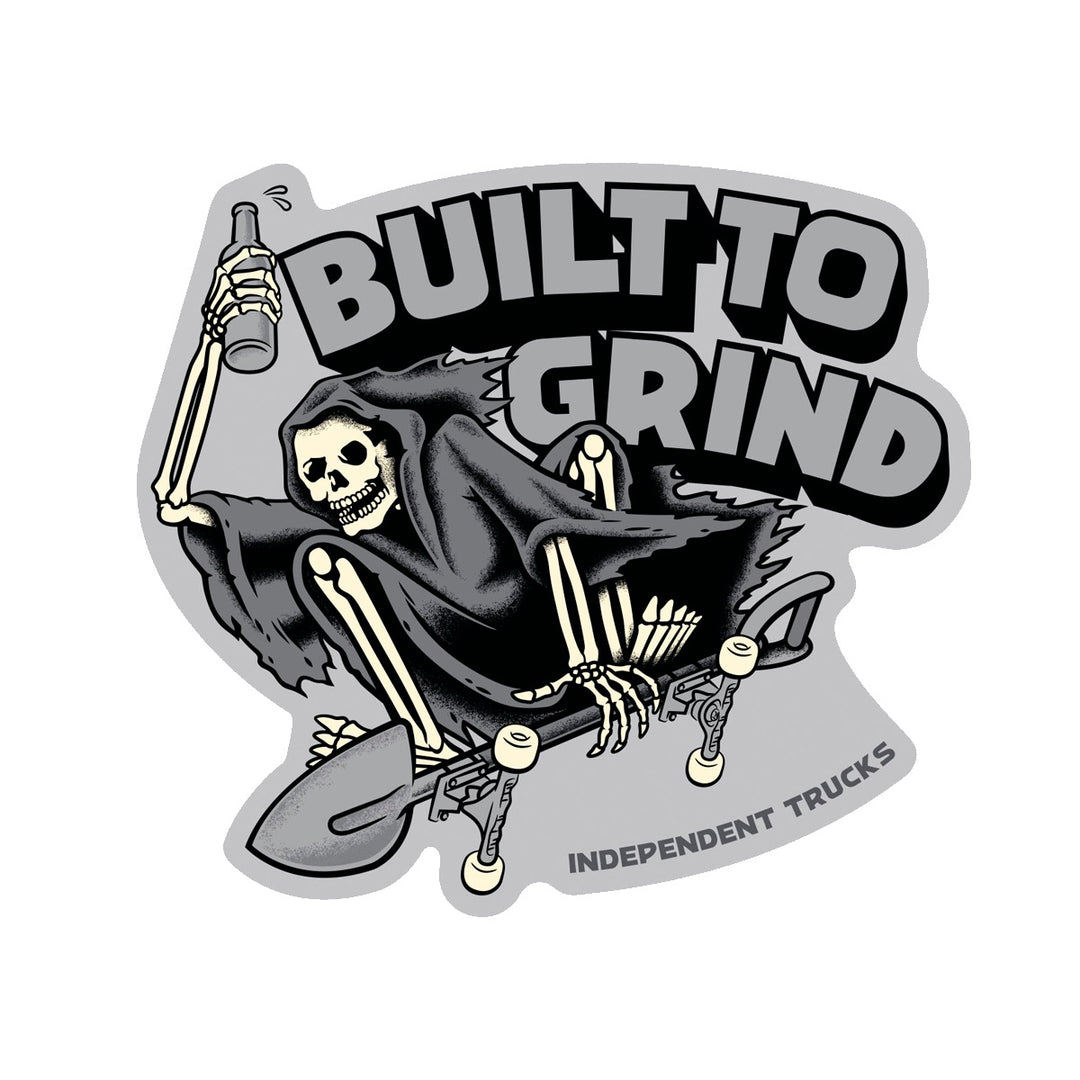 BTG TILL DEATH 5inch STICKER スケートボード スケボー ステッカー シール