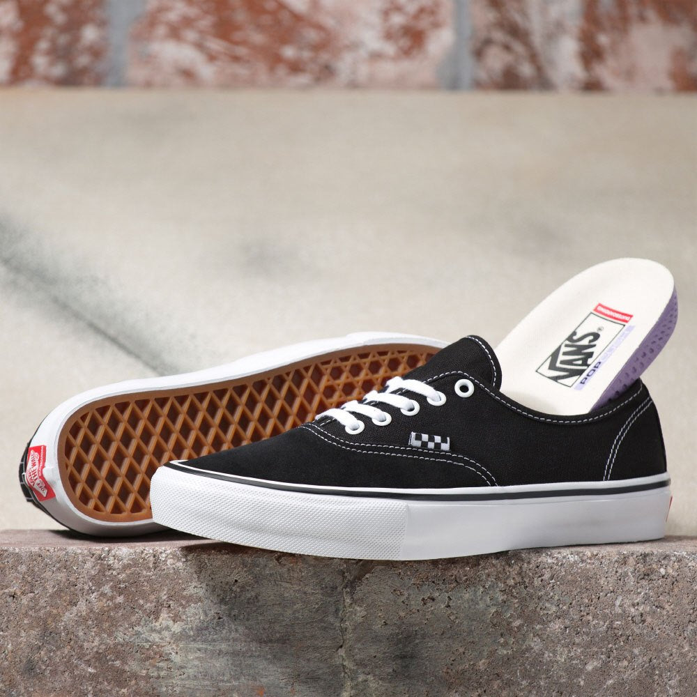 VANS SKATE AUTHNTIC (オーセンティック) BLACK/WHITE