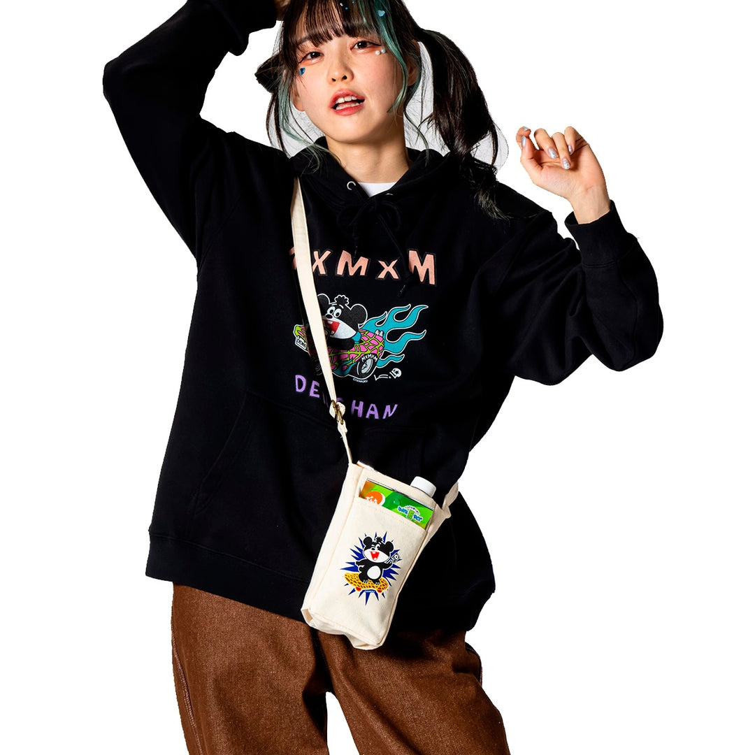 でん六 x MxMxM “ポリッピーと一緒” ポーチ BEIGE