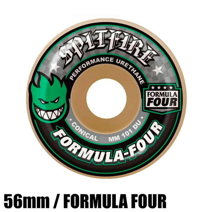 F4 101 DURO CONICAL GREEN PRINT 56mm