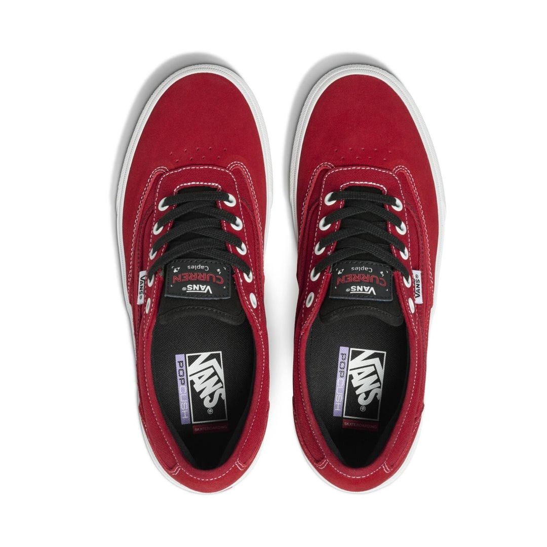 VANS SKATE CURREN CAPLES (カレン・ケープルズ) RED/WHITE