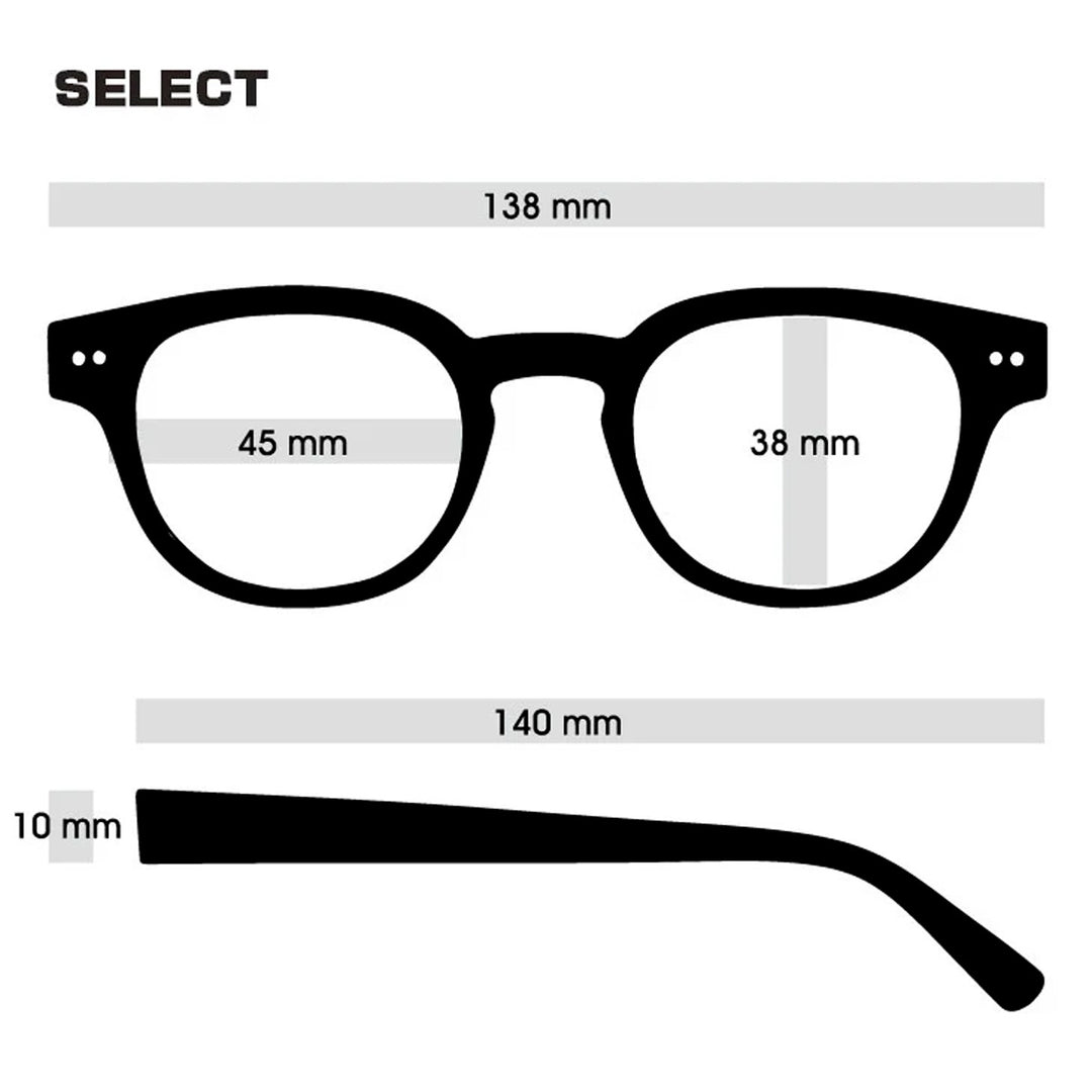 SELECT Black Soft X Light Amber 日本製プレミアム防曇偏光レンズ vidg00533