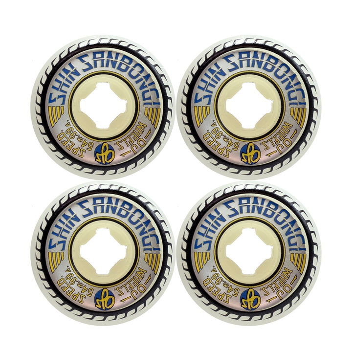 OJ SHIN SANBONGI NIMI COMBOS WHITE 54MM 99A スケートボード スケボー ウィール