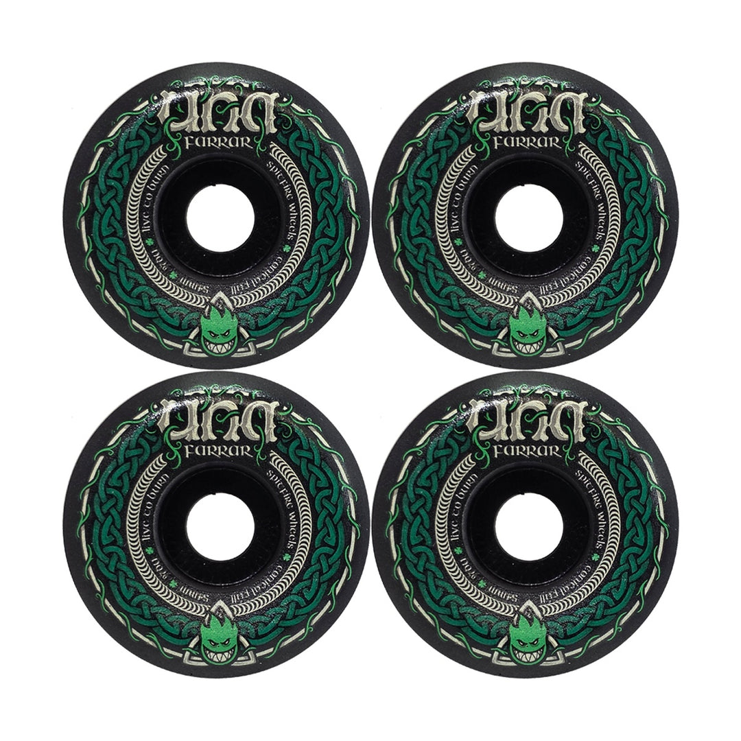 F4 97 UNA TRINITY BLACK CONICAL FULL 54mm スケートボード スケボー ウィール