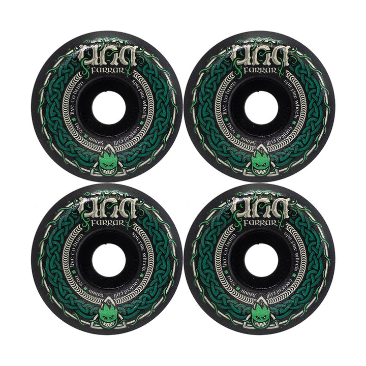F4 97 UNA TRINITY BLACK CONICAL FULL 54mm スケートボード スケボー ウィール
