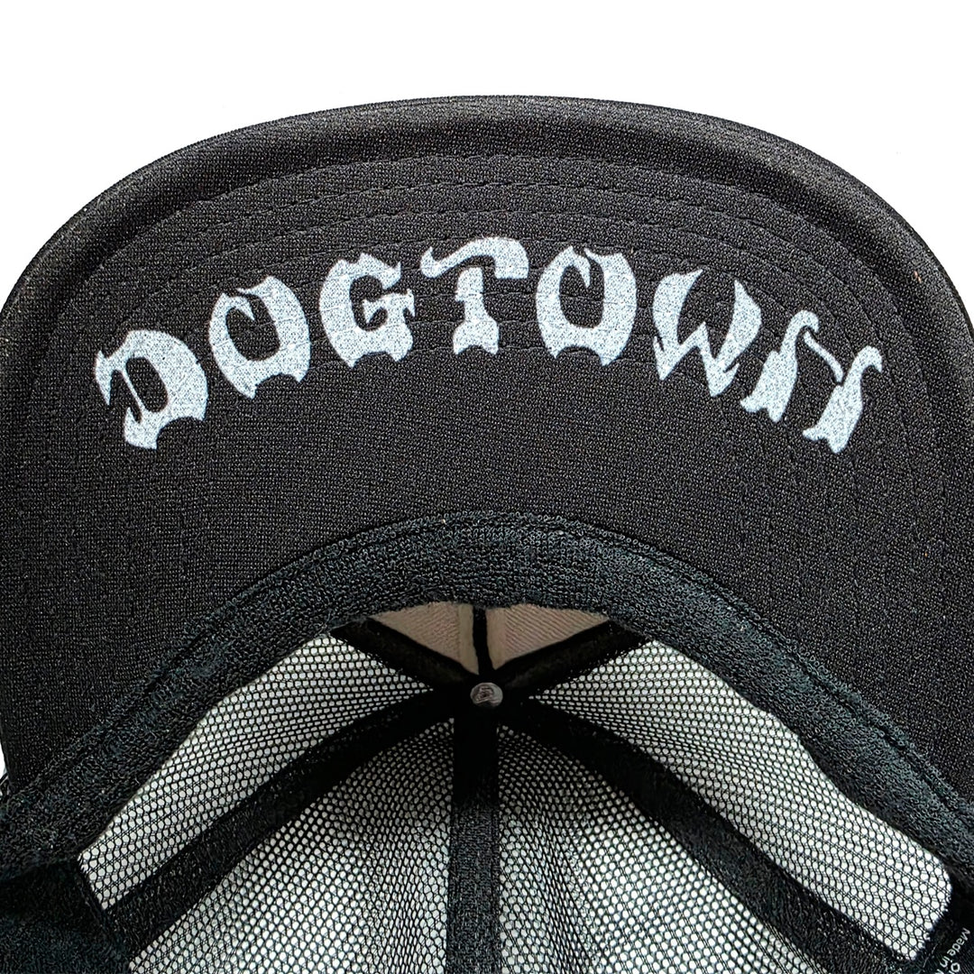 CROSS LETTER FLIP MESH HAT BLACK スケートボード スケボー キャップ メンズ アパレル 帽子