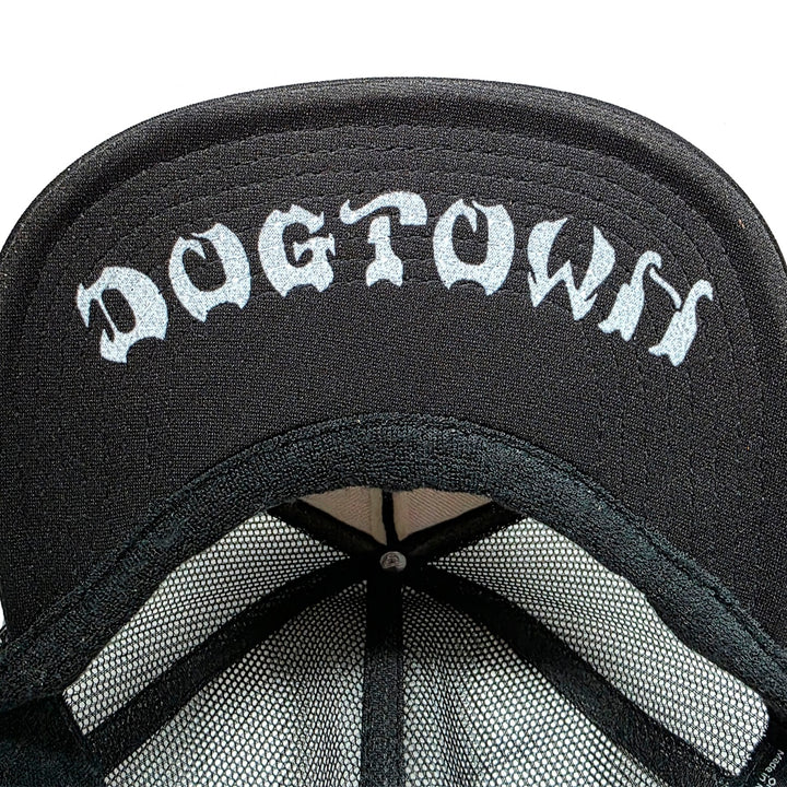 CROSS LETTER FLIP MESH HAT BLACK スケートボード スケボー キャップ メンズ アパレル 帽子
