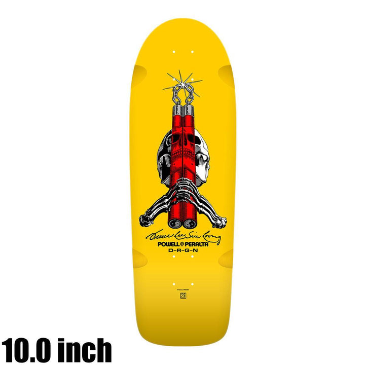 POWELL BRUCE LEE × SKULL & NUMCHUCK YELLOW 10.0