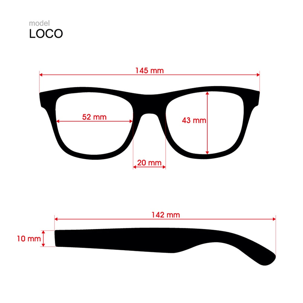 LOCO Black with White Splash x Chrome Mirror Polarized (偏光レンズ) U1288-C01S01