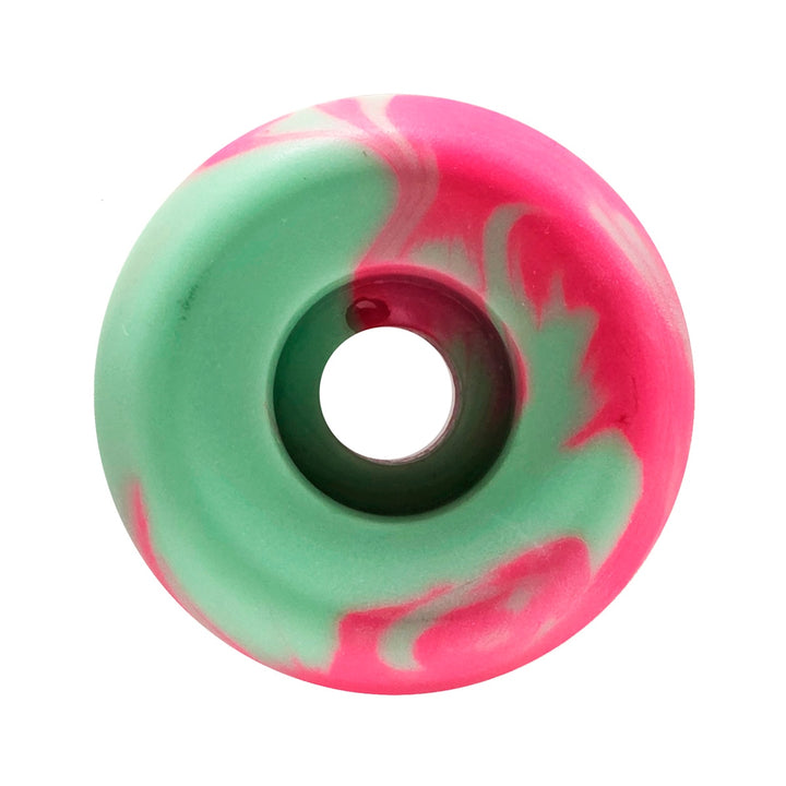 F4 99 CONICAL FULL PINK/TEAL SWIRL 53mm スケートボード スケボー ウィール