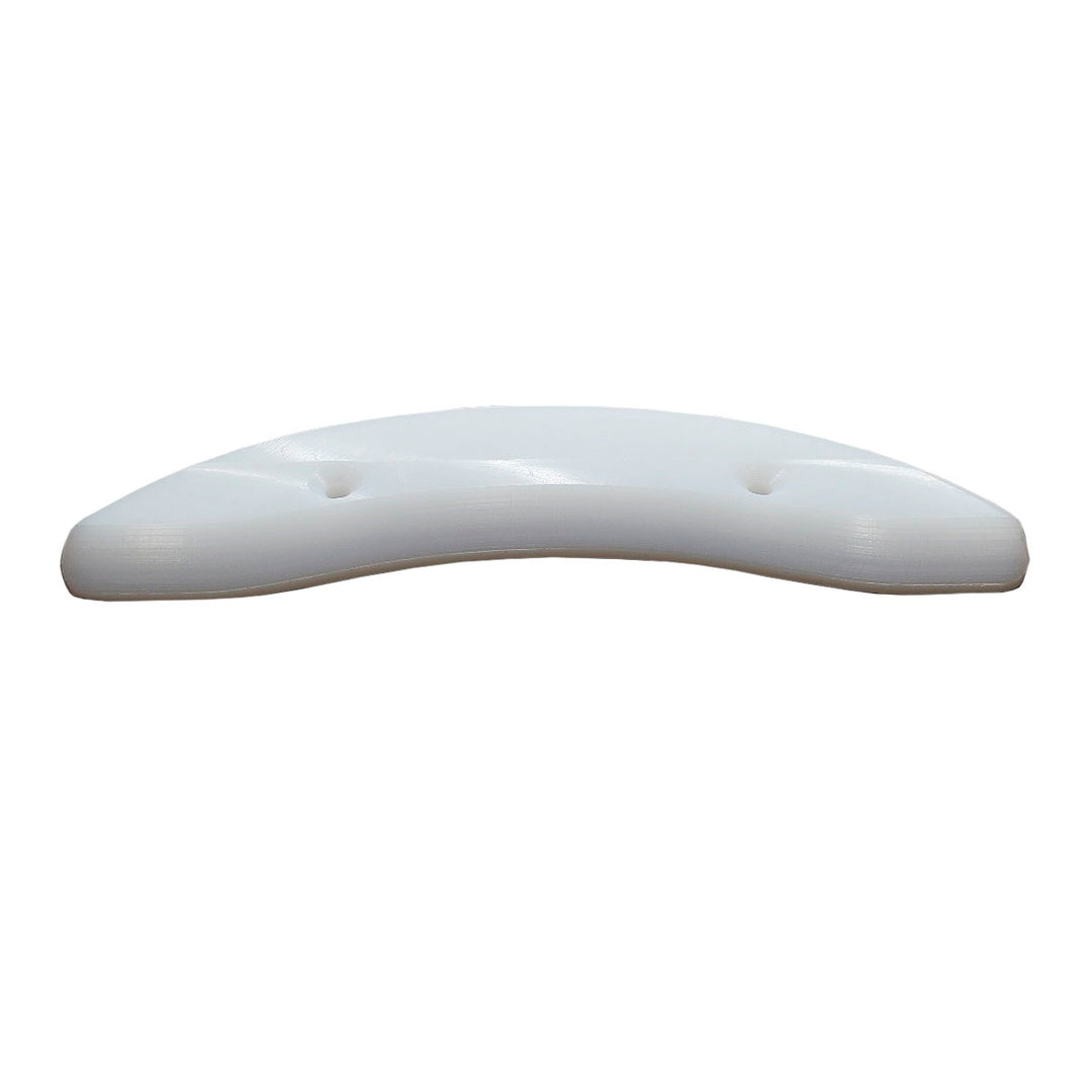 SKID PLATE ROUND (WHITE) 150mm
