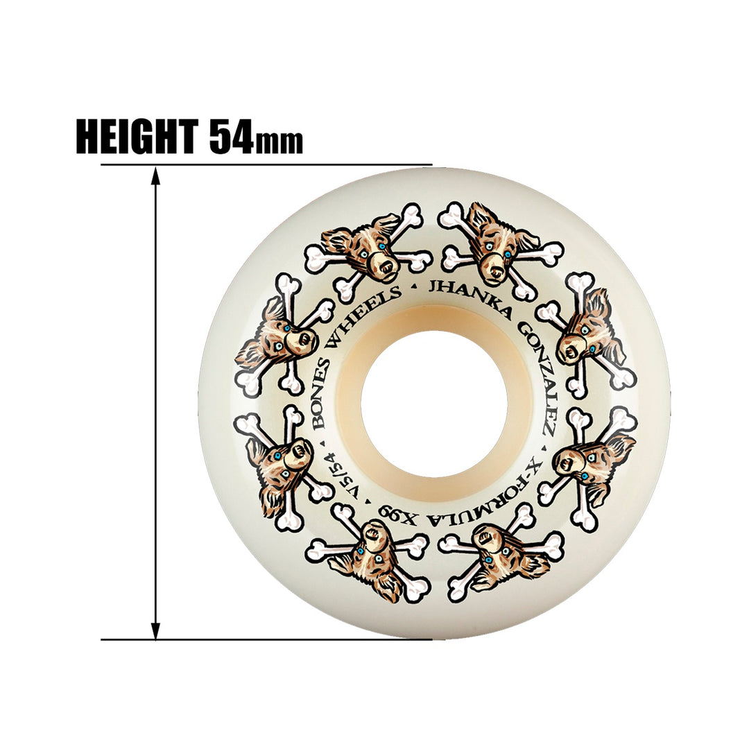 X-FORMULA JHANKA VATO DOG SIDECUTS V5 54mm 99A スケートボード スケボー ウィール