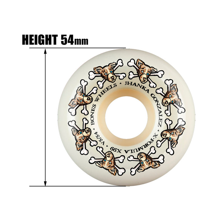 X-FORMULA JHANKA VATO DOG SIDECUTS V5 54mm 99A スケートボード スケボー ウィール