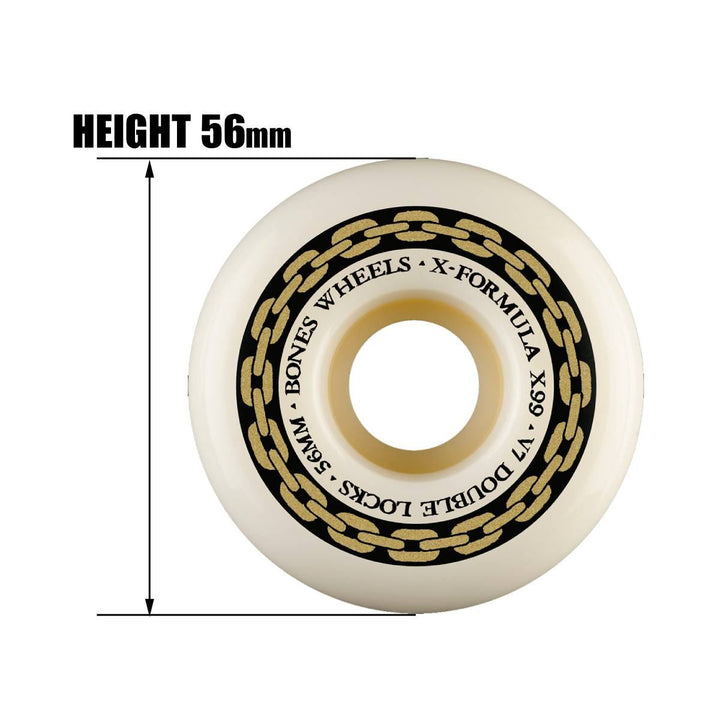 X-FORMULA DOUBLE LOCKS V7 56mm 99A スケートボード スケボー ウィール