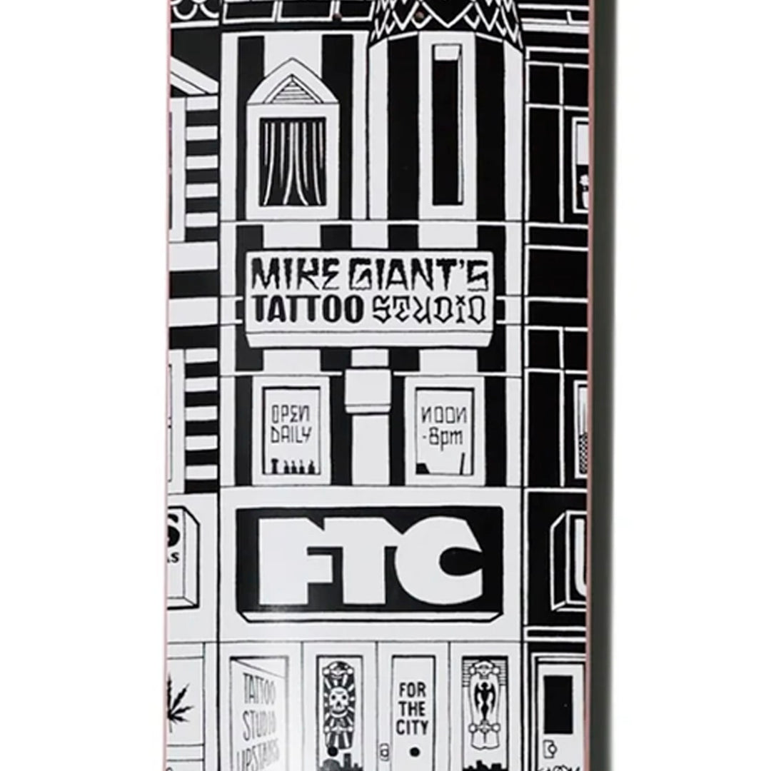 MIKE GIANT X FTC THE BLOCK WHITE 8.5 スケートボード スケボー デッキ