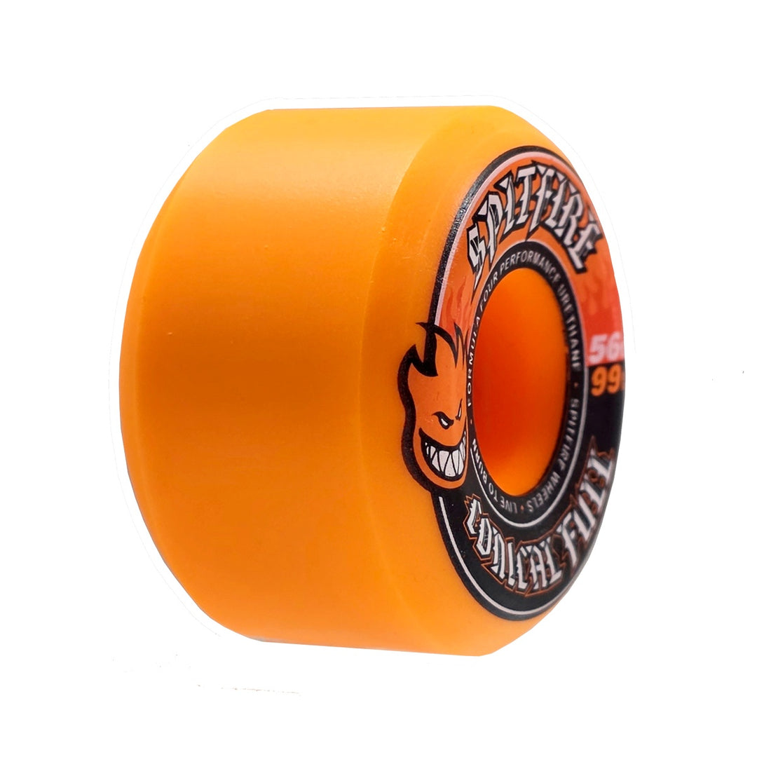 F4 99 CONICAL FULL ORANGE 56mm スケートボード スケボー ウィール