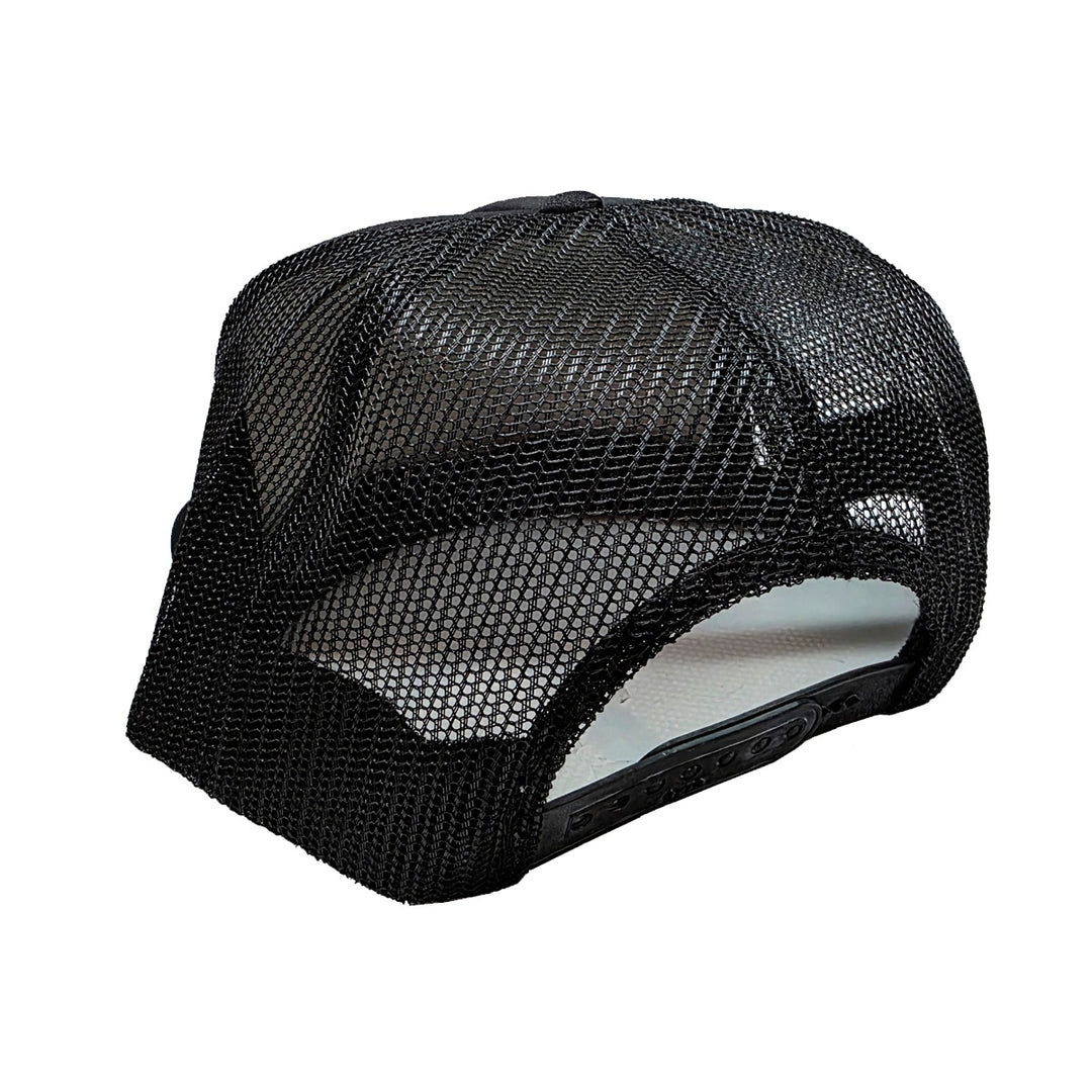 CROSS LETTER FLIP MESH HAT BLACK スケートボード スケボー キャップ メンズ アパレル 帽子