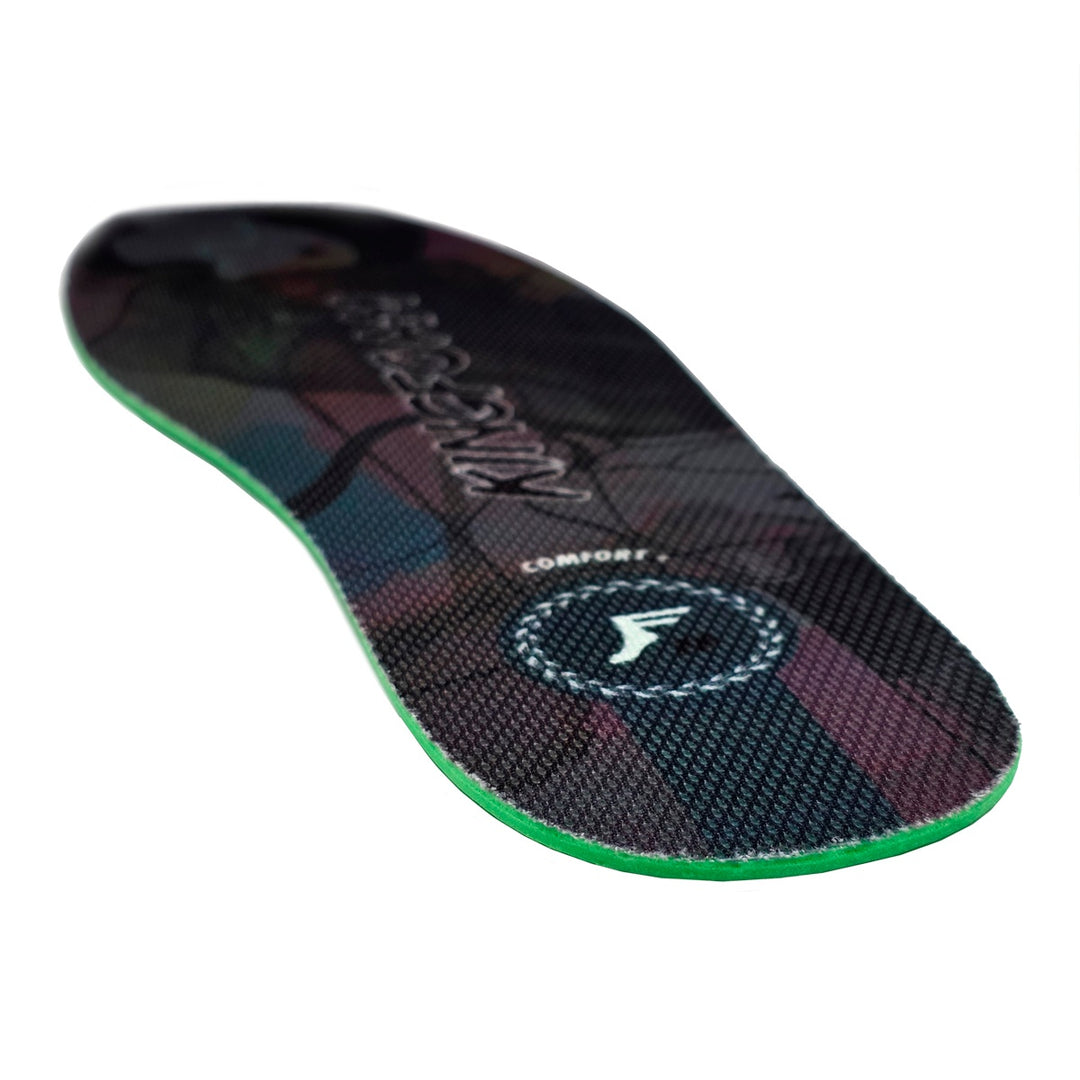 KINGFOAM FLAT INSOLES CUTTING TYPE BLACK CAMO/WHITE 3mm スケートボード スケボー インソール ソール